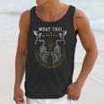 Twin Tiger Sak Yant Muay Thai Fighter Tee Martial Art Unisex Tank Top