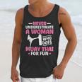Never Underestimate A Woman Thai Boxing Muay Thai Fighter Unisex Tank Top Never Underestimate A Woman Thai Boxing Muay Thai Fighter Unisex Tank Top