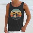 Vintage Drum Kit Silhouette Retro Music Unisex Tank Top Vintage Drum Kit Silhouette Retro Music Unisex Tank Top