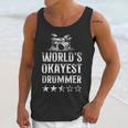 Vintage World'S Okayest Drummer Drum Kit Unisex Tank Top Vintage World'S Okayest Drummer Drum Kit Unisex Tank Top
