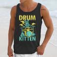 Women's Cute Drummer Cat Drum Kitten Unisex Tank Top Women's Cute Drummer Cat Drum Kitten Unisex Tank Top