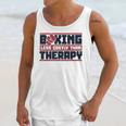 Boxing Less Costly Than Therapy Muay Thai Boxing Unisex Tank Top