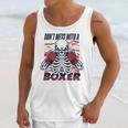 Don't Mess With A Boxer Kickboxer Fan Muay Thai Boxing Unisex Tank Top