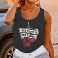 His Fight Is My Fight Muay Thai Kickboxer Fan Boxing Unisex Tank Top