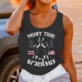 Muay Thai American Flag Martial Arts Thai Boxing Coach Unisex Tank Top