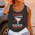 Rock Paper Scissors Head Kick I Win Muay Thai Unisex Tank Top