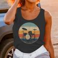 Vintage Drum Kit Silhouette Retro Music Unisex Tank Top Vintage Drum Kit Silhouette Retro Music Unisex Tank Top