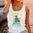 Cute Drummer Cat Drum Kitten Unisex Tank Top Cute Drummer Cat Drum Kitten Unisex Tank Top