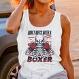 Don't Mess With A Boxer Kickboxer Fan Muay Thai Boxing Unisex Tank Top