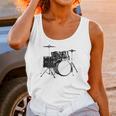 Drum Kit Drummer Band Musical Instrument Rock Music Raglan Baseball Tee Unisex Tank Top Drum Kit Drummer Band Musical Instrument Rock Music Raglan Baseball Tee Unisex Tank Top