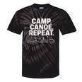 Camp Canoe Repeat Outdoor Adventure Tie-Dye T-Shirts Black Tie-Dye
