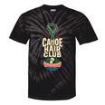Canoe Hair Club Paddling Retro Comfort Colors Crop Top Tie-Dye T-Shirts Black Tie-Dye