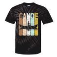 Canoe Vintage Canoeing Retro Canoe Paddling Premium Tri-Blend Tie-Dye T-Shirts Black Tie-Dye