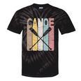 Canoe Vintage Canoeing Retro Canoe Paddling Tie-Dye T-Shirts Black Tie-Dye
