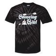 Canoeing Girl Raglan Baseball Tee Tie-Dye T-Shirts Black Tie-Dye