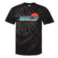 Canoes-Rowing Canoe-Rower Canoeing-Canoeist Vintage Canoes Raglan Baseball Tee Tie-Dye T-Shirts Black Tie-Dye