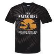 Cool Kayak For Women Girls Kayaker Canoe Kayaking Paddle Oar Tie-Dye T-Shirts Black Tie-Dye