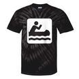 Cool Outdoor Water Sport Canoe Raglan Baseball Tee Tie-Dye T-Shirts Black Tie-Dye