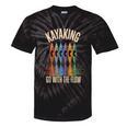 Kayak And Canoe Lake Fun Raglan Baseball Tee Tie-Dye T-Shirts Black Tie-Dye