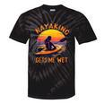 Kayaking Gets Me Wet Kayak Paddling Canoe Adult Joke Sleeveless Tie-Dye T-Shirts Black Tie-Dye
