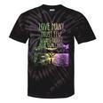 Love Many Trust Few Always Paddle Your Own Canoe Canoes Tie-Dye T-Shirts Black Tie-Dye