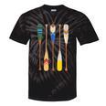 Paddle Canoe Tie-Dye T-Shirts Black Tie-Dye