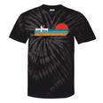 Paddling Canoe Retro Vintage For Canoeists And Paddle Tie-Dye T-Shirts Black Tie-Dye