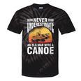 Women's Canoe Old Man Tie-Dye T-Shirts Black Tie-Dye