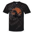 Women's Kayaking Sloth Kayak Kayaker Canoe Paddling Tie-Dye T-Shirts Black Tie-Dye