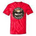 Born To Paddle Canoe Vintage Outdoor Adventure Tie-Dye T-Shirts Red Tie-Dye