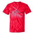 Canoe Canoeing Kayak Paddling Canoeist Raglan Baseball Tee Tie-Dye T-Shirts Red Tie-Dye