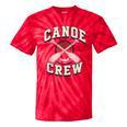 Canoe Crew Paddling Team Retro Graphic Tie-Dye T-Shirts Red Tie-Dye