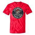 Canoe Fishing Crew Vintage Bass Paddles Tie-Dye T-Shirts Red Tie-Dye