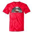 Canoe Lover Time To Paddle Raglan Baseball Tee Tie-Dye T-Shirts Red Tie-Dye