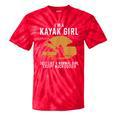 Cool Kayak For Women Girls Kayaker Canoe Kayaking Paddle Oar Tie-Dye T-Shirts Red Tie-Dye