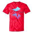 Kayak Kayak Vintage Mountains Canoe Kayak Tie-Dye T-Shirts Red Tie-Dye