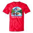 King Of The Canoe Canoeing Tie-Dye T-Shirts Red Tie-Dye