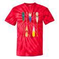 Paddle Canoe Tie-Dye T-Shirts Red Tie-Dye