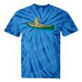Canadian Canoe Yoke Canoeing Raglan Baseball Tee Tie-Dye T-Shirts Blue Tie-Dye