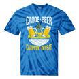 Canoe Beer Campfire Repeat Kayak Canoe Tie-Dye T-Shirts Blue Tie-Dye