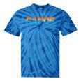 Canoe Canoeing Retro Canoe Raglan Baseball Tee Tie-Dye T-Shirts Blue Tie-Dye
