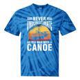 Canoe Old Man Sleeveless Tie-Dye T-Shirts Blue Tie-Dye