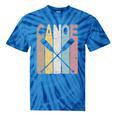 Canoe Vintage Canoeing Retro Canoe Paddling Tie-Dye T-Shirts Blue Tie-Dye