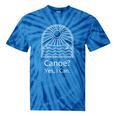 Canoe Yes I Can Raglan Baseball Tee Tie-Dye T-Shirts Blue Tie-Dye