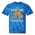 Cool Kayak For Women Girls Kayaker Canoe Kayaking Paddle Oar Tie-Dye T-Shirts Blue Tie-Dye