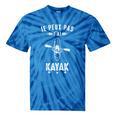 Kayak I Canoe Canoe Sleeveless Tie-Dye T-Shirts Blue Tie-Dye
