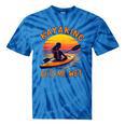 Kayaking Gets Me Wet Kayak Paddling Canoe Adult Joke Sleeveless Tie-Dye T-Shirts Blue Tie-Dye