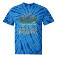 Kayaking Outdoor Water Sports Canoeing Paddle Kayak Tie-Dye T-Shirts Blue Tie-Dye