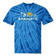Mountain Kayaking Nature Water Sports Kayaker Canoeing Kayak Tie-Dye T-Shirts Blue Tie-Dye
