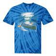 Solo Canoe Tourer Who Knows Every Rapid Campsite Portage Tie-Dye T-Shirts Blue Tie-Dye